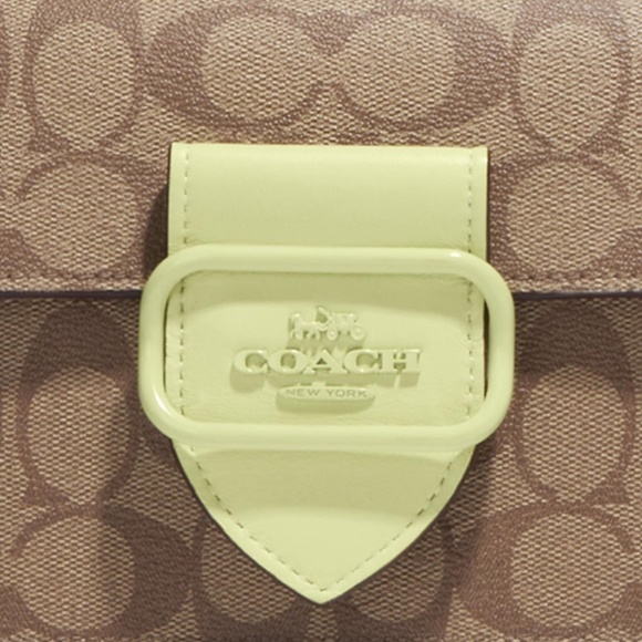NEW Coach Morgan Shoulder Bag In Signature Canvas - Picture 5 of 6